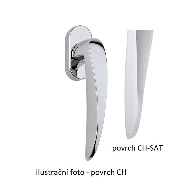 Okenní kování ARIA P710 RO/CH-SAT levá 4 pol. 45mm