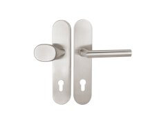 Dveřní bezpečnostní kování COLUMBUS H 2087KS PZL/R/E 72mm s klikou VISION