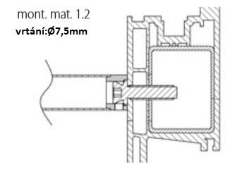 MADLO MONT.MAT 1.2 DŘEVO, PLAST, KOV - jednostr.montáž 