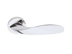 Dveřní rozetové kování LEAF P1520 BB/CH