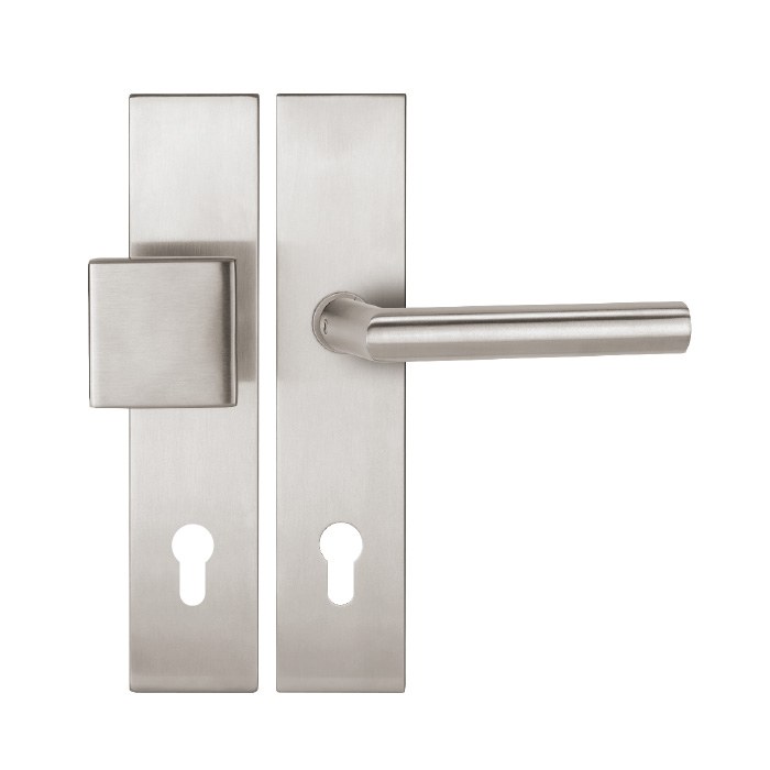 Dveřní bezpečnostní kování COLUMBUS HR H 2094KS KPZL/R/E 72mm s klikou VISION 