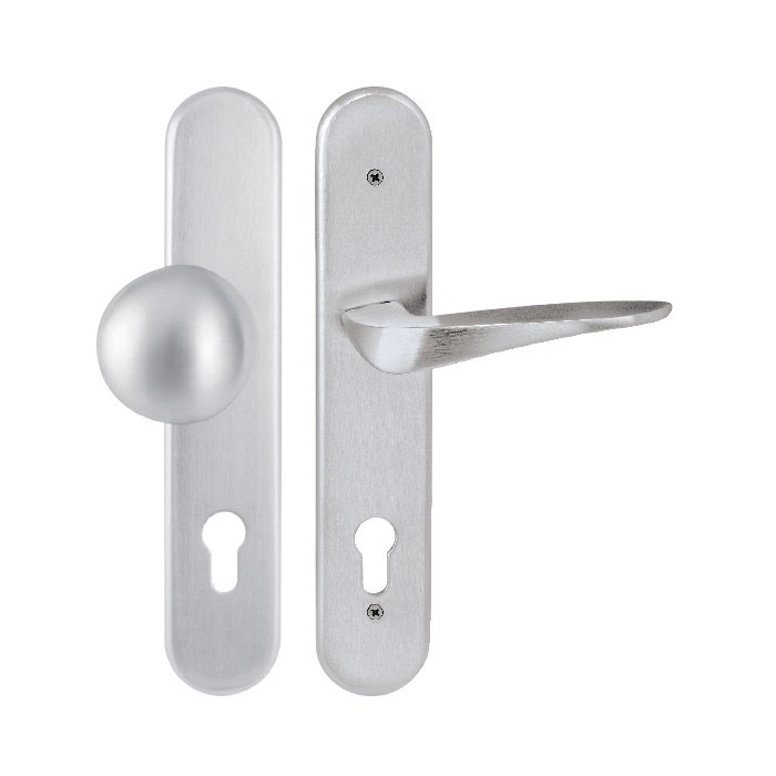 Dveřní bezpečnostní kování DAVID/ARIA HTSI P4500 PZR/CH-SAT 90mm