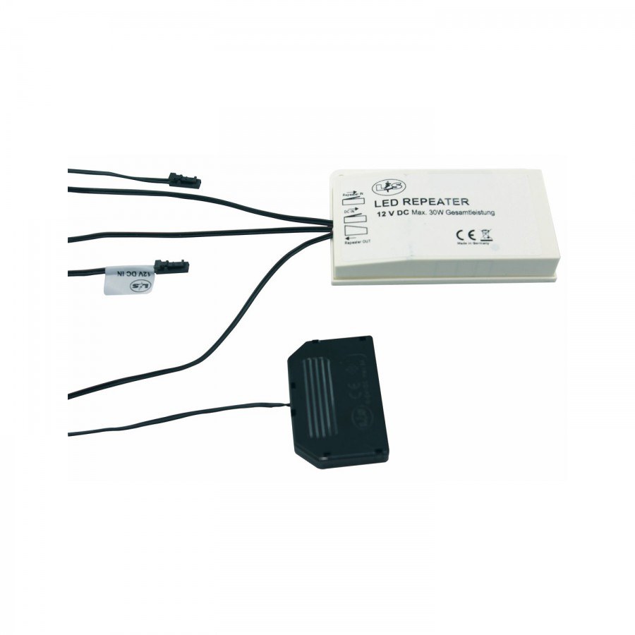 Zesilovač signálu LED 12V/DC 30 W, vč. připojovacího kabelu a 6násobné rozbočky - Elektro Světelný desing a technika LED svítidla Systém LED EMOTION