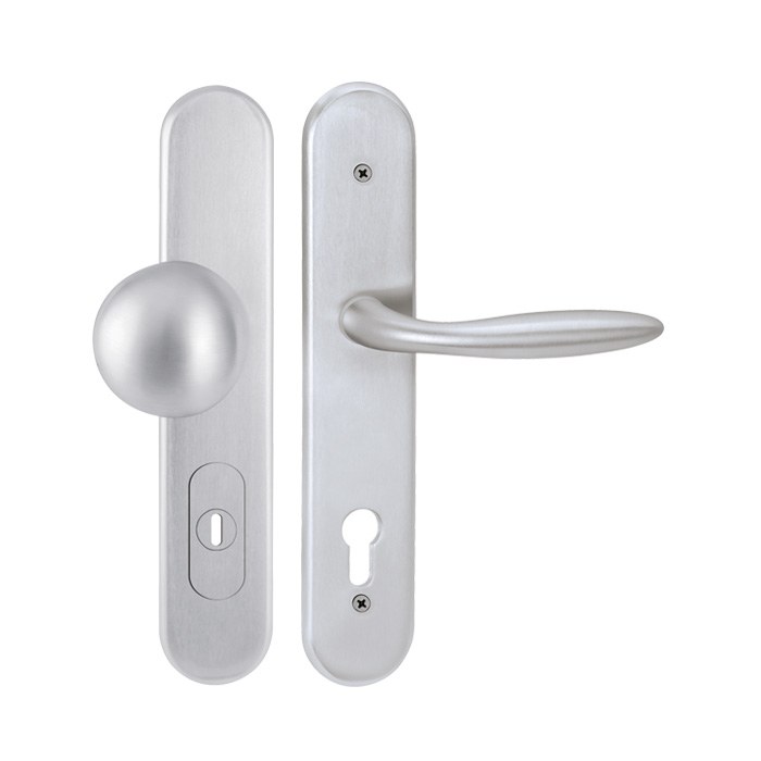 Dveřní bezpečnostní kování DAVID/NICOL HTSI P4500 DEF KPZL/CH-SAT 72 mm - 