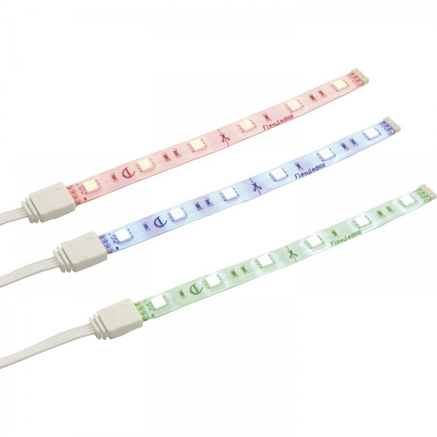 LED pásek Flexyled CR RGB 12 V/DC, 1,44 W, mění barvy, d 50 mm, bílá - Elektro Světelný desing a technika LED svítidla LED pásky a LED hadice