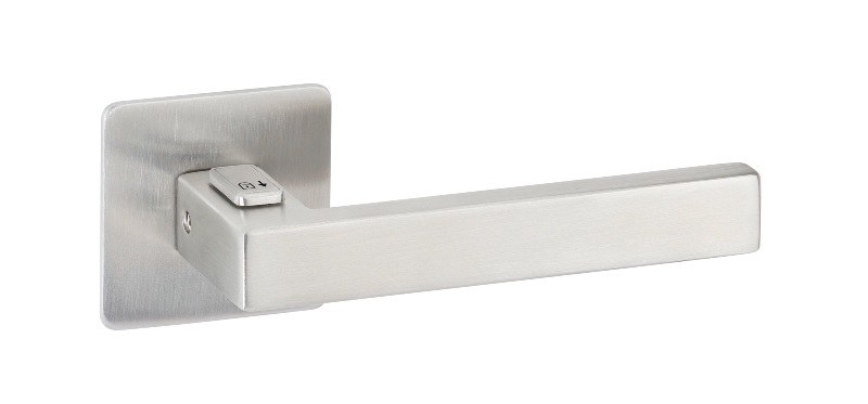 CUBOID HR H 1682FL FAST LOCK/E plochá rozeta, levá klika - Dveře a dveřní příslušenství Dveřní kování, dveřní příslušenství Interiérové kování Kování Twin Kování Kování twin Nerezové kování Rozetové kování