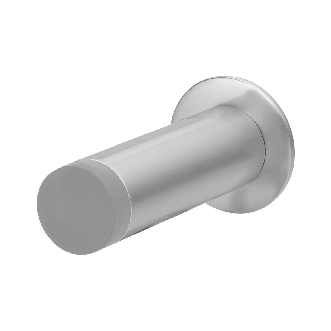 Dveřní zarážka SOLIDO ø20 mm, gumová patka L= 60 mm, montáž na zeď, hliník elox Dveřní zarážka SOLIDO ø20 mm, gumová patka L= 60 mm, montáž na zeď, hliník elox -
