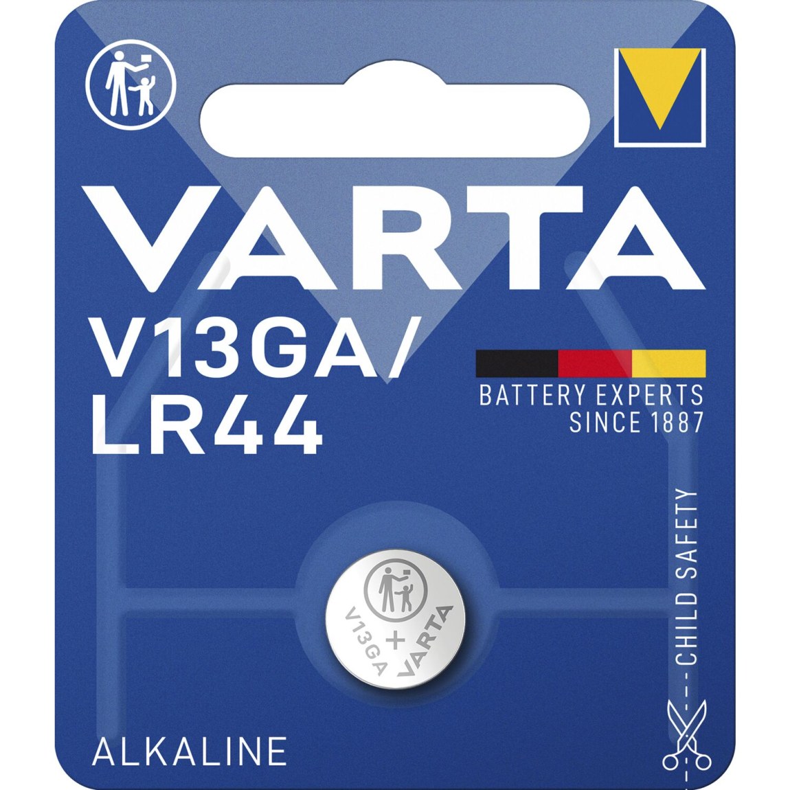 VARTA knoflíková baterie V 13 GA 1,5 Volt (1ks) - 