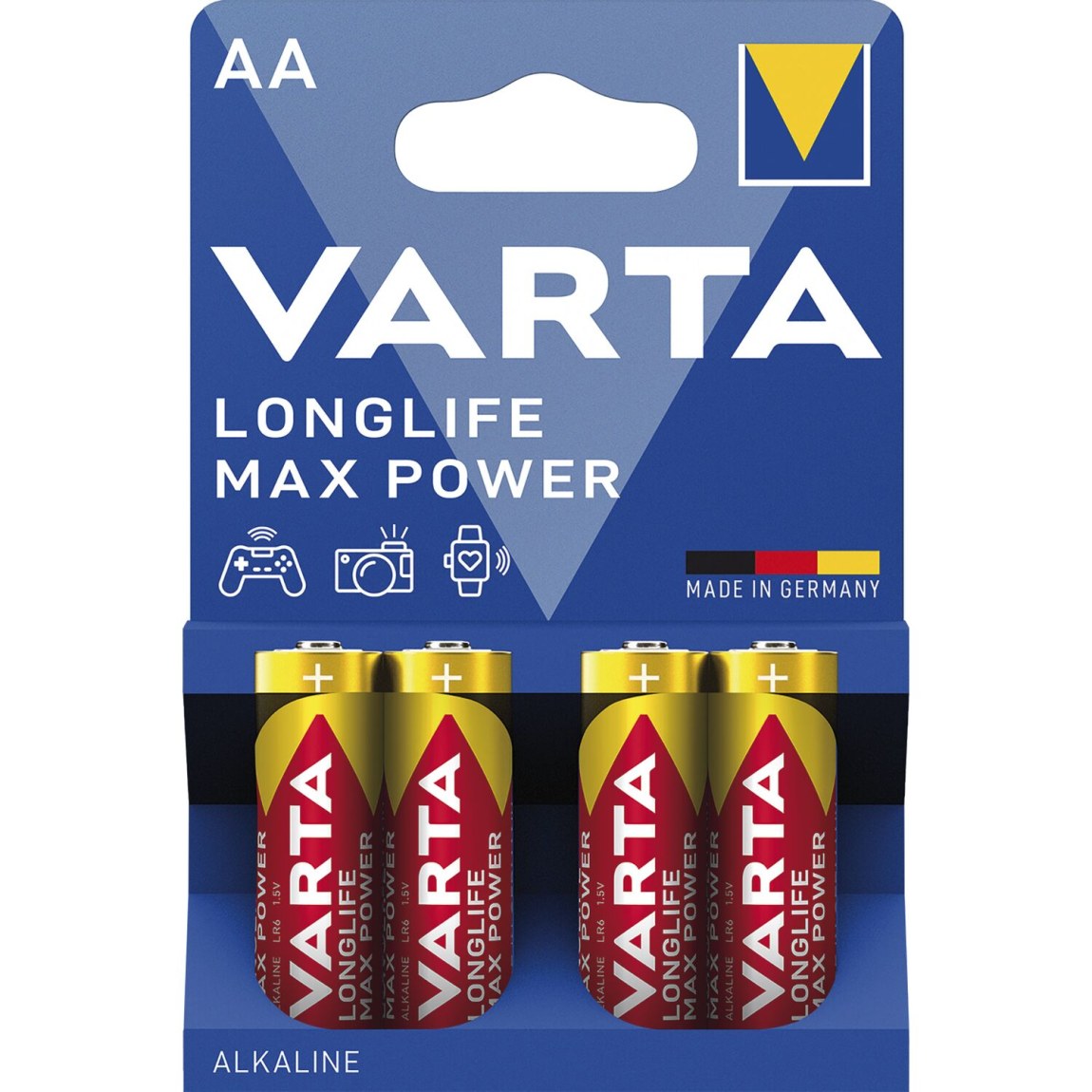 VARTA Batterie Longlife Max Power LR6/AA 1.5V 4 kusy - 