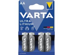 VARTA Batterie Ultra Lithium LR6/AA 1.5V (4 ks)