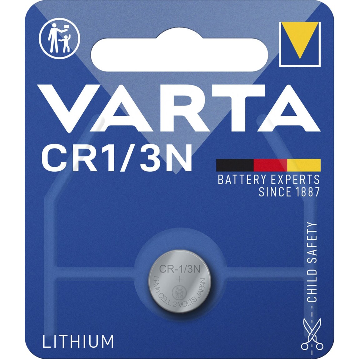 VARTA knoflíková baterie CR1/3N 3 Volt (1 ks) - 