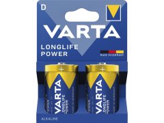 VARTA baterie Longlife Power LR20/D 1,5 Voltů 2 kusy