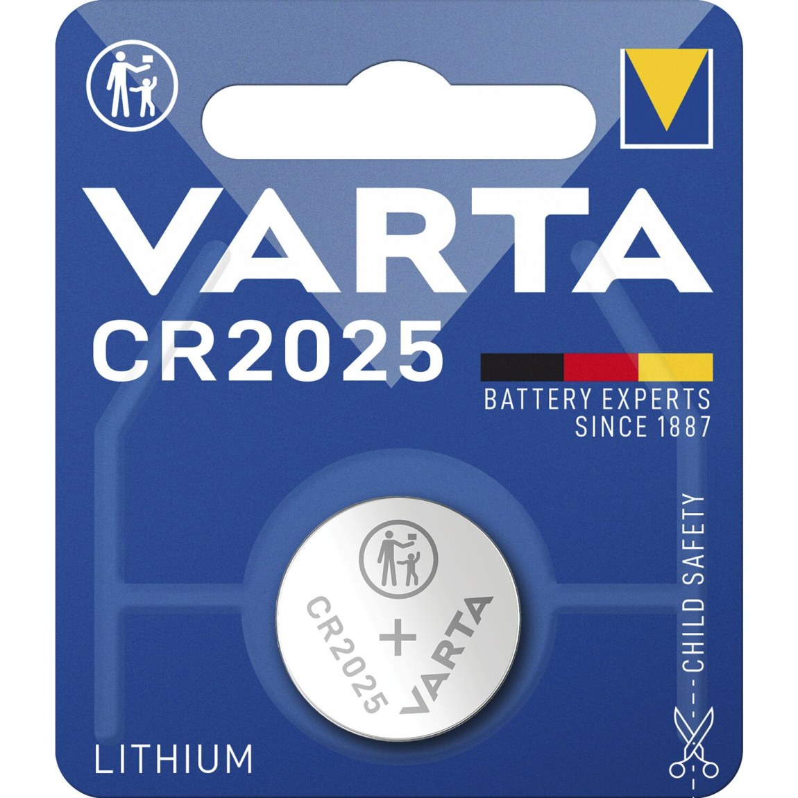 VARTA knoflíková baterie CR 2025 3 Volt (1ks) 