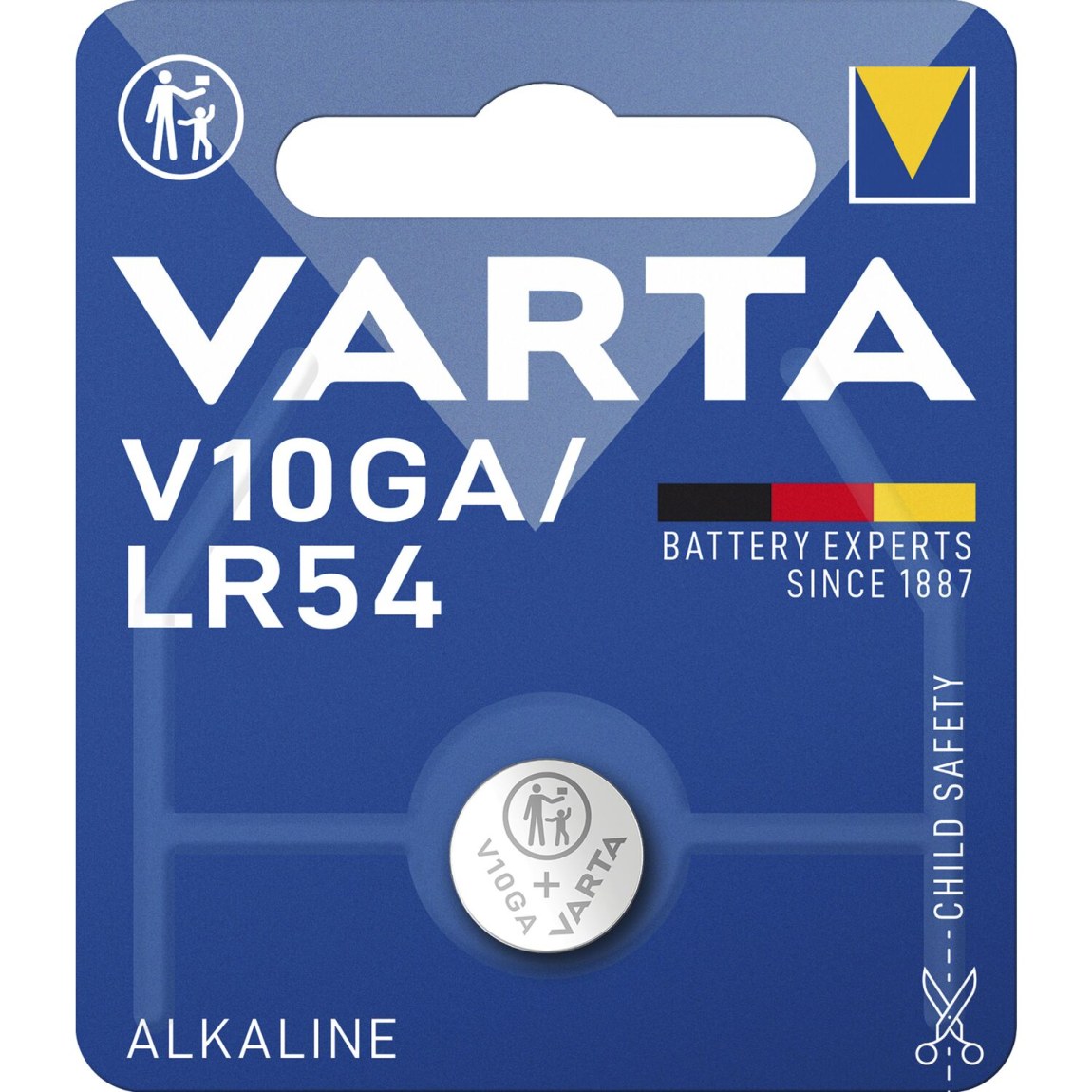 VARTA knoflíková baterie V 10 GA 1,5 Volt (1ks) - 