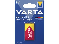 VARTA Batterie Longlife Max Power 9 V 1 kus