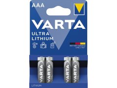 VARTA Batterie Ultra Lithium LR03/AAA 1.5V (4 ks)