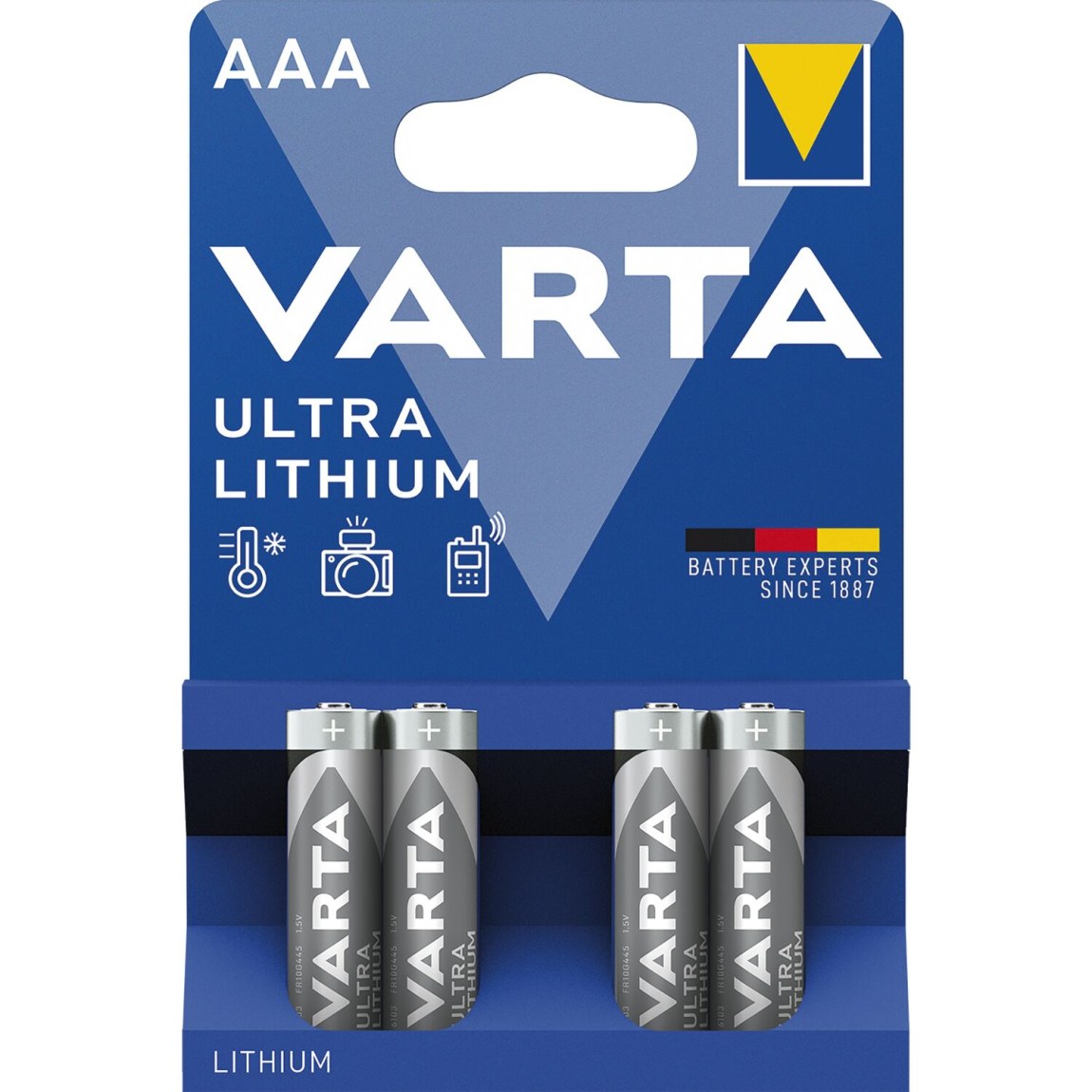 VARTA Batterie Ultra Lithium LR03/AAA 1.5V (4 ks) 