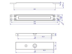 Produkt Elektromagnet ME300EW0, 2800N, 12/24Vdc, PP