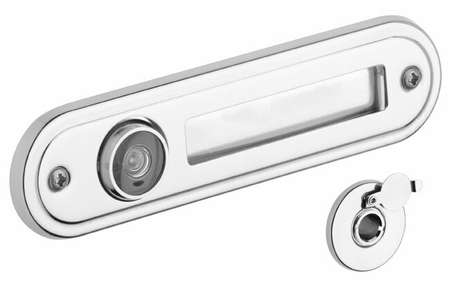 Rostex Průhledítko se jmenovkou oblé Cr – nerez - 