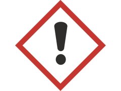 Produkt Nálepka se symbolem nebezpečí vykřičník