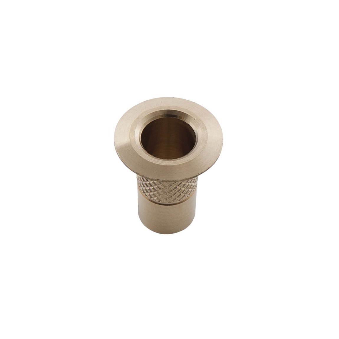 Podlahové pouzdro bez uzávěru, 12 mm, mosaz bez povrchové úpravy - 