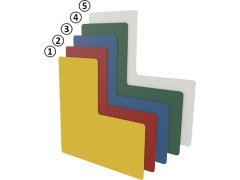 Podlahové značení ve tvaru L modré 50 mm