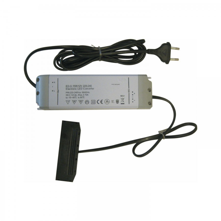LED síťový zdroj NG41 12 V/DC, 10násobný rozbočovač, výkon 75 W