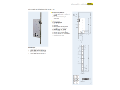 Produkt Zámek Evva E720