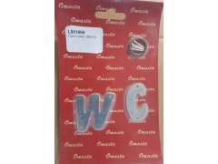 Produkt Kovová písmena WC - poslední kus