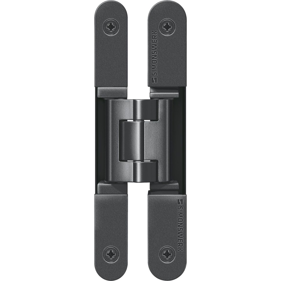 SIMONS dveřní závěs TECTUS TE 240 3D, skrytý, s&nbsp;černým nátěrem RAL 9005 - 