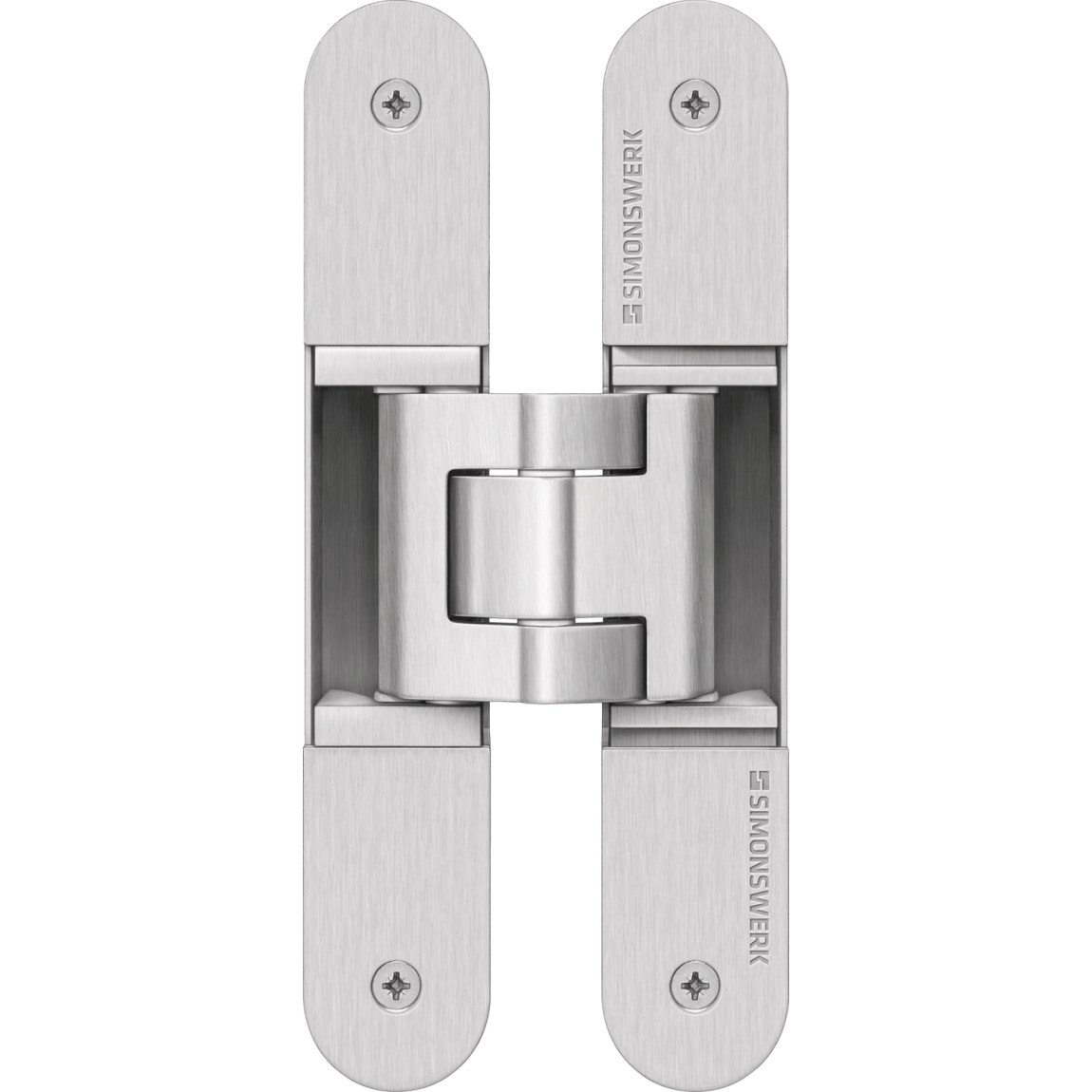 SIMONS dveřní závěs TECTUS TE 340 3D FR, skrytý, potažený stříbrnou barvou - 