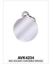 Kolečko chrom mosaz - 