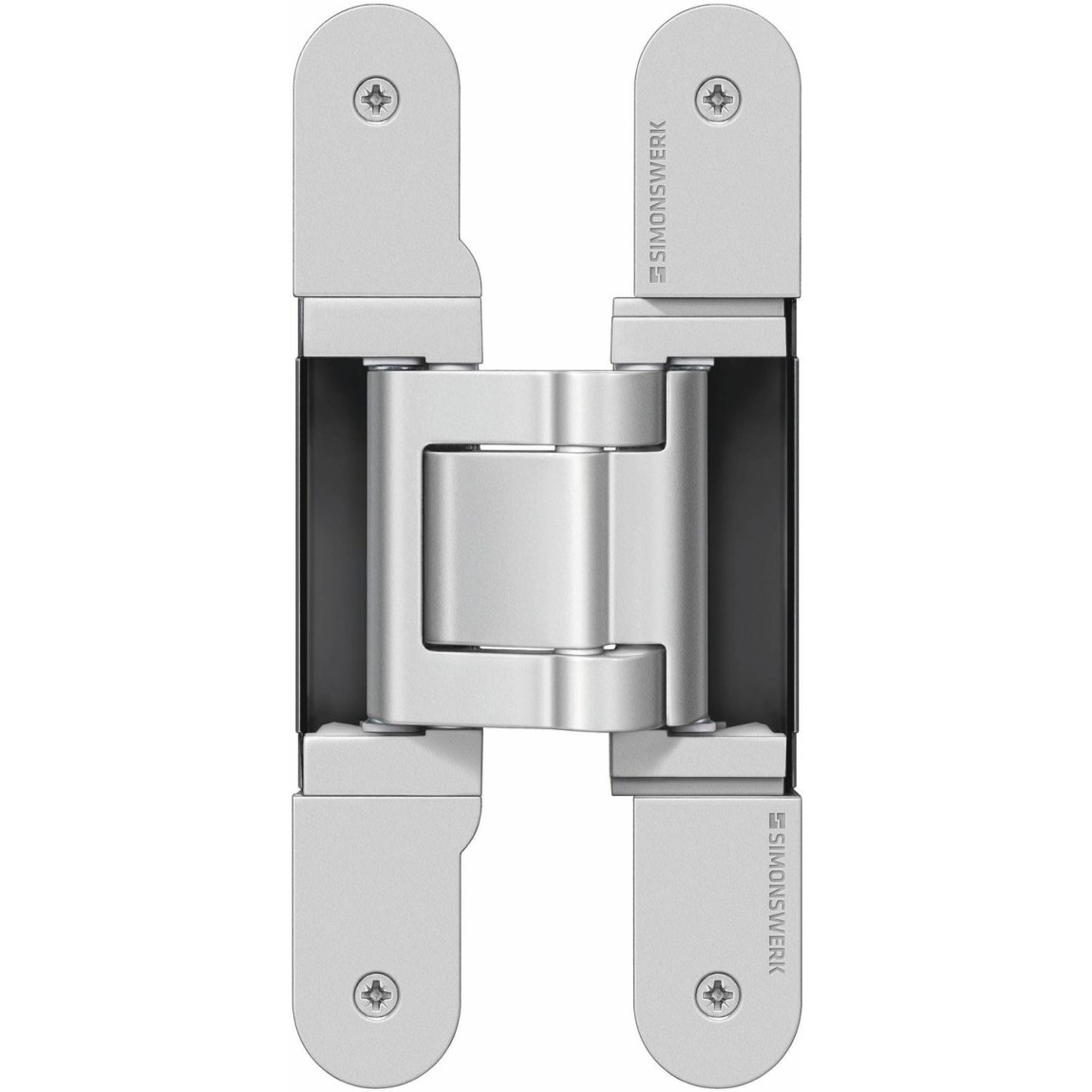 Dveřní závěs TECTUS TE 541 3D FVZ, skrytý pro bezfalcové dveře, stříbr. barvený - 