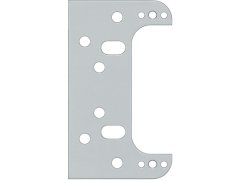 Produkt Montážní deska ANSELMI pro skrytý dveřní závěs AN, pozinkovaná ocel