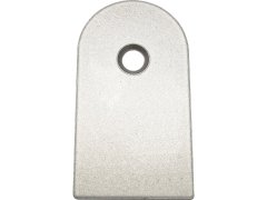 SIMONS sada dveřních krytek pantů TECTUS TE 541 FVZ, křídlová část, stříbrná