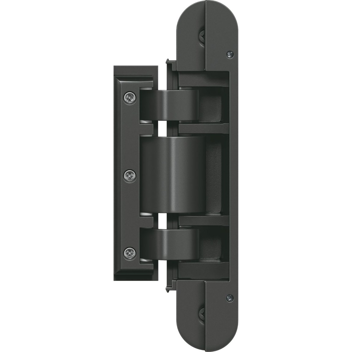 SIMONS skrytý závěs pro celoskleněné dveře TECTUS TEG 310 2D, 60kg, ocel č.mat - 