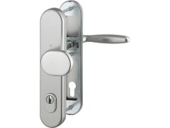 Bezpečnostní kování Hoppe VERONA, klika-koule, PZ 92mm efek nerez