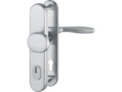 Produkt Bezpečnostní kování Hoppe VERONA, klika-koule, PZ 92mm nerez mat