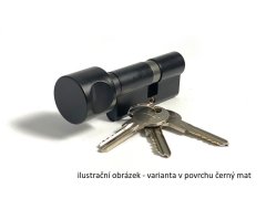 Produkt BEZPEČNOSTNÍ VLOŽKA TWIN STAR 70S s&nbsp;knoflíkem 30K/35/NI (3 PRODLOUŽENÉ KLÍČE)