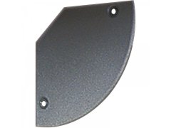 Krytka uzavřená Corner, 64,2 x 64,2 mm, elox. hliník