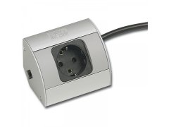 Samostatná zásuvka Corner 230 V, max.2500 W, 93,2x64,2x64,2 mm