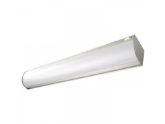 Podstavné svítidlo Corner Compact 230 V, 13 W, st. bílá, d 600 mm, nerez efekt
