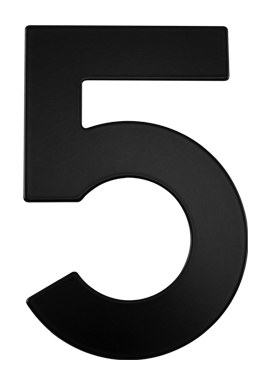MPK - Domovní číslice "5" - 152 mm