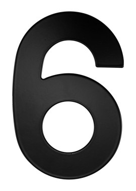 MPK - Domovní číslice "6" - 152 mm