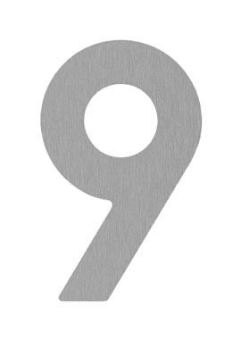 SRA - Domovní číslice "9" 120 mm