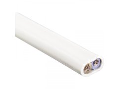 Přívodní kabel 2-pólový, 2 x 1,50 / HO3VH-H, d 10 mm, bílá