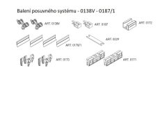 SC - Balení posuvného systému 100 GLASS