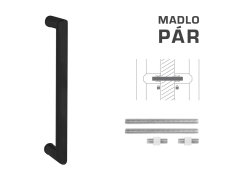 FT - MADLO kód K02 Ø 25 mm UN pár 66112