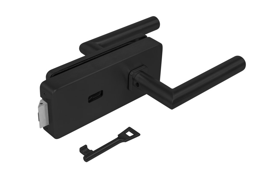 MPK - UNIQUE R8 - ZÁMEK na sklo s klikou FAVORIT - BBQ