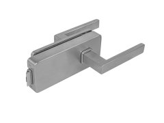 MPK - UNIQUE R8 - ZÁMEK na sklo s&nbsp;klikou QUADRA - bez otvoru zadní 66270